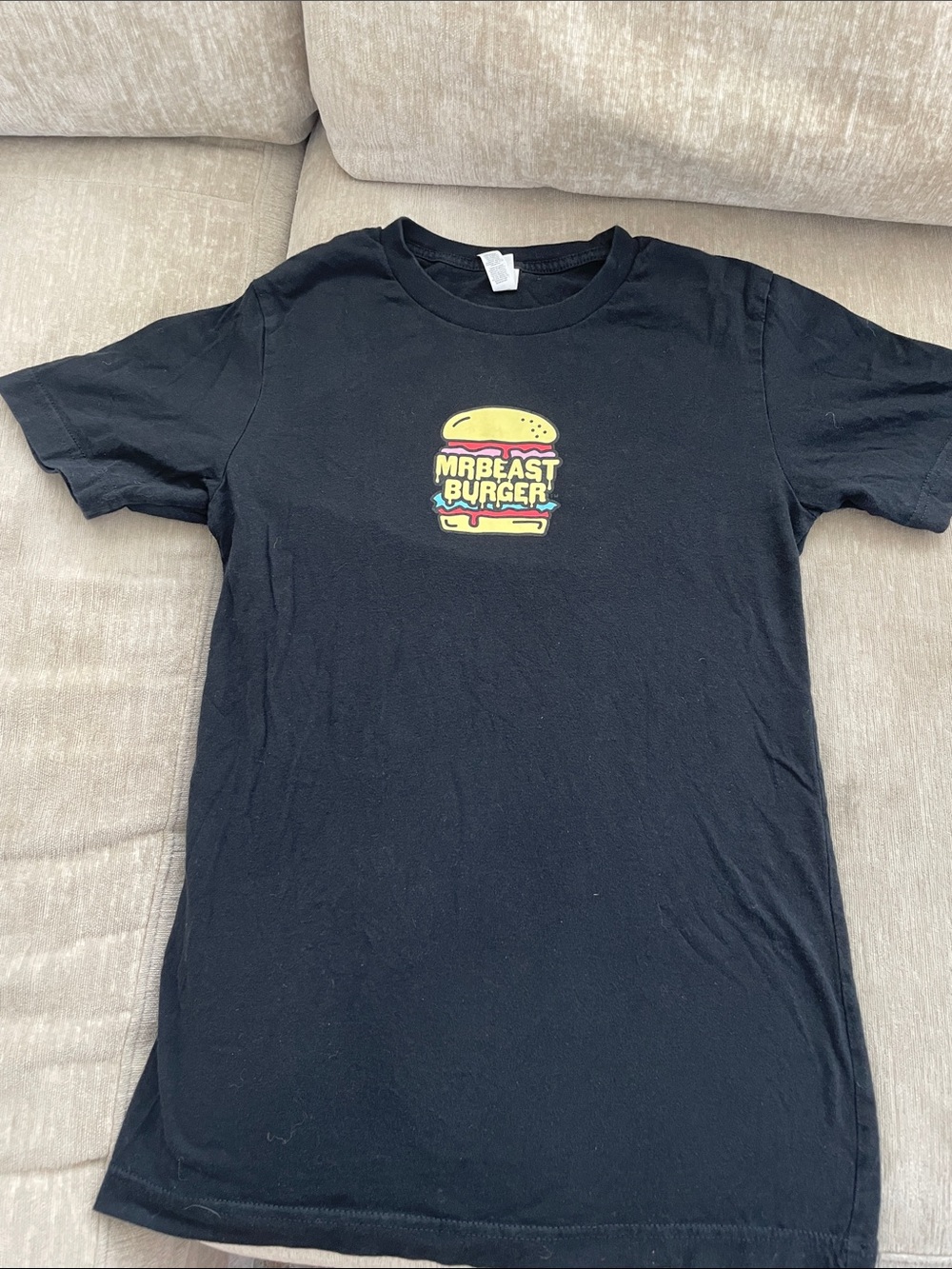 Black Short Sleeve Logo Tee
